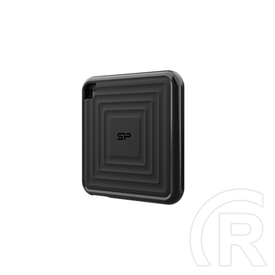 1 TB Silicon Power PC60 hordozható SSD (USB 3.2 Gen 2, 80 x 80 x 11,2 mm, fekete)