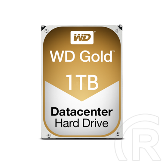 1 TB Western Digital Gold HDD (3,5", SATA3, 7200 rpm, 128 MB cache)