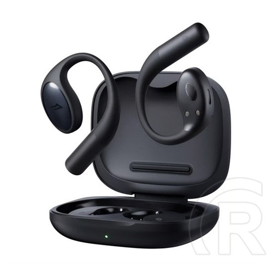 1more fit open bluetooth fülhallgató sztereo (v5.3, tws, mikrofon, ipx5, fülre akasztható + töltőtok) fekete