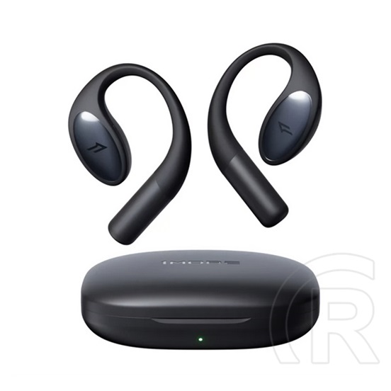1more fit open bluetooth fülhallgató sztereo (v5.3, tws, mikrofon, ipx5, fülre akasztható + töltőtok) fekete