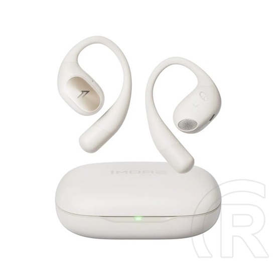1more s31 open bluetooth fülhallgató sztereo (v5.3, tws, mikrofon, ipx5, fülre akasztható + töltőtok) fehér
