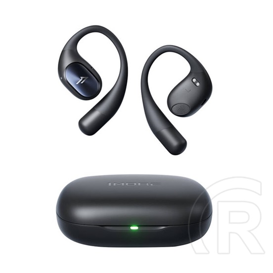 1more s31 open bluetooth fülhallgató sztereo (v5.3, tws, mikrofon, ipx5, fülre akasztható + töltőtok) fekete