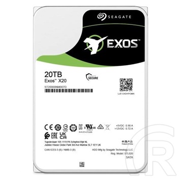 20 TB Seagate Exos X20 HDD (3,5