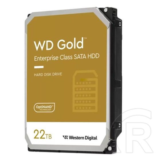 22 TB Western Digital Gold HDD (3,5", SATA3, 7200 rpm, 512 MB cache)