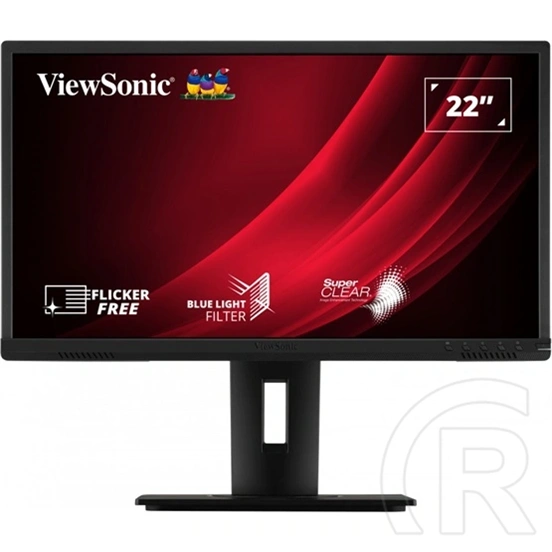 22" ViewSonic VG2240 FHD VA monitor (60Hz, fekete)