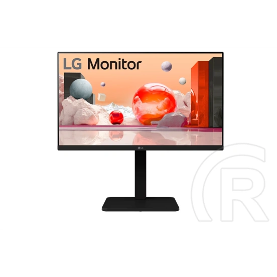 23,8" LG 24BA550-B monitor (IPS, 1920x1080, 100 Hz, DP+HDMI+VGA)