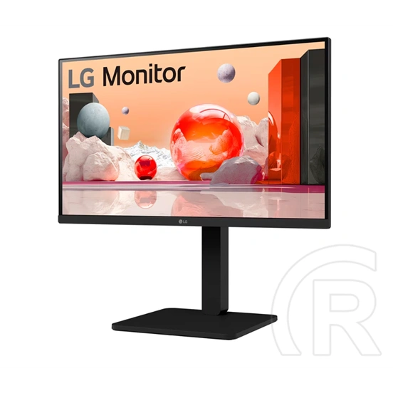 23,8" LG 24BA550-B monitor (IPS, 1920x1080, 100 Hz, DP+HDMI+VGA)