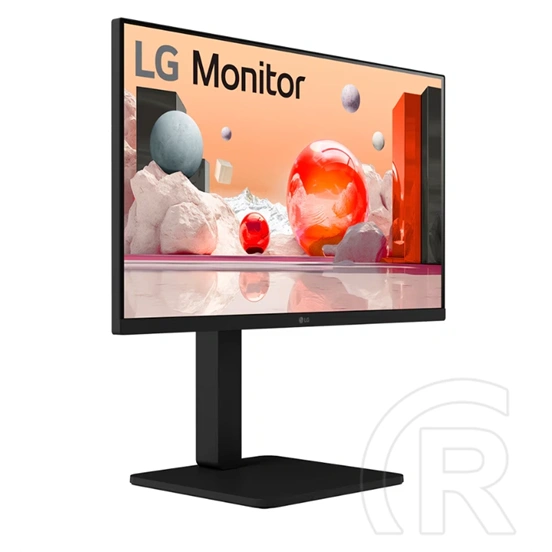 23,8" LG 24BA550-B monitor (IPS, 1920x1080, 100 Hz, DP+HDMI+VGA)