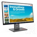 23,8" Lenovo ThinkVision P24qd-40 monitor (IPS, 2560x1440, 48-120Hz, HDMI+DP+USB-C, RJ45, 300cd/m2, fekete)