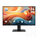 23,8" MSI Business Pro MP242 E14A monitor (IPS, 1920x1080, 144Hz, DP+HDMI+VGA, fekete)