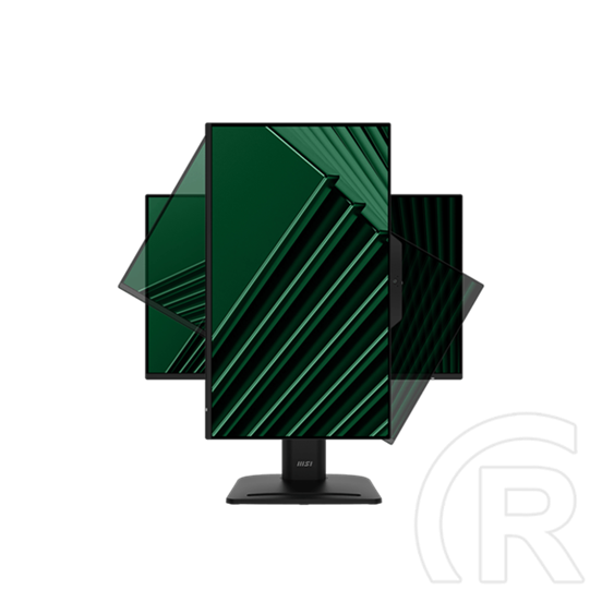 23,8" MSI MP242PMG monitor (IPS, 1920x1080, 120Hz, DP+HDMI+VGA, webkamera, 100x100 VESA, fekete)