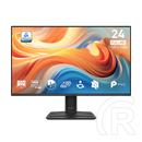 23,8" MSI MP242 E14C monitor (IPS, 1920x1080, 144Hz, HDMI, USB-C, fekete)