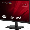 23,8" ViewSonic VA240-H-2 monitor (IPS, 1920x1080, 75Hz, HDMI, VGA, fekete)