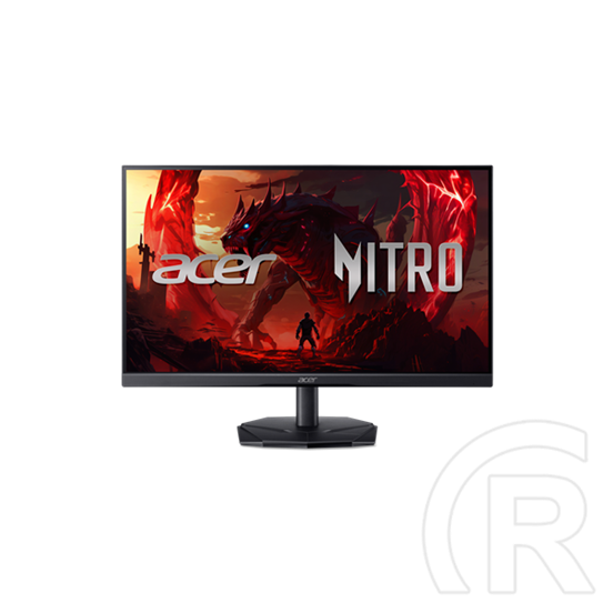 24,5" Acer KG251QX0biip monitor (VA, 1920x1080, 0,5ms, 200Hz, DP+2xHDMI, FreeSync, HDR, fekete)