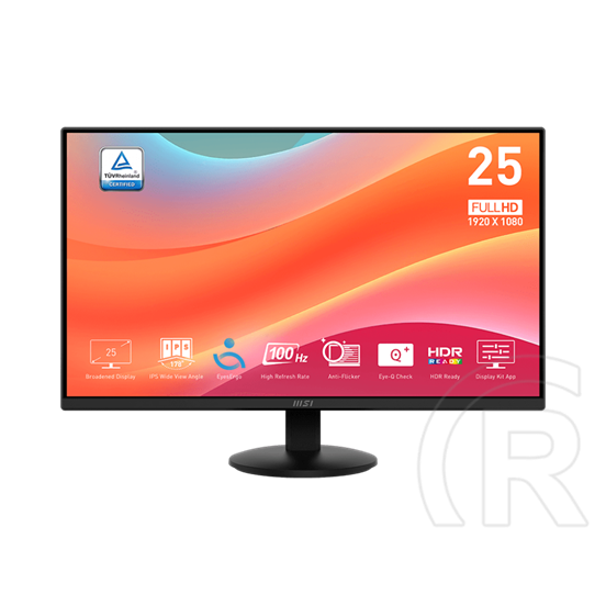 24,5" Msi PRO MP252L monitor (IPS, LED)