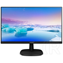 23,8" Philips 243V7QJABF monitor (IPS, 1920x1080, 75Hz, DP+HDMI+VGA)