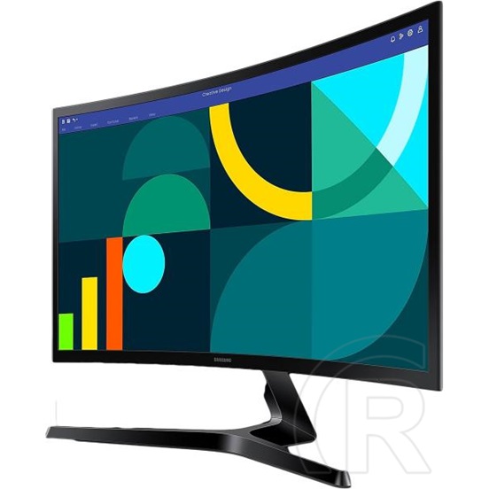 24" Samsung LS24D366GAUXEN Ívelt monitor (LED)