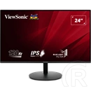 24" ViewSonic VA24E1-H monitor (IPS, 1920x1080, 120Hz, HDMI+VGA, fekete)