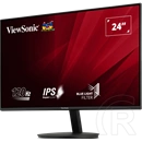 24" ViewSonic VA24E1-H monitor (IPS, 1920x1080, 120Hz, HDMI+VGA, fekete)