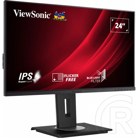 24" ViewSonic VG2448A-2 FHD IPS monitor (100Hz, fekete)