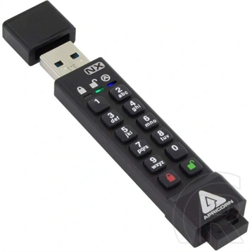 256 GB Apricorn Aegis Secure Key 3NX titkosított pendrive (USB 3.0)