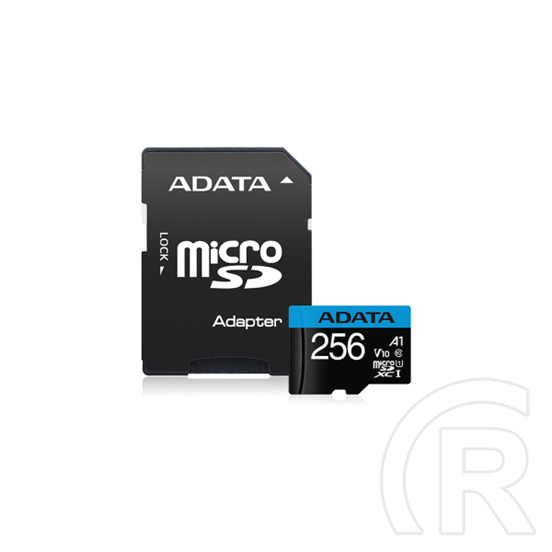 256 GB MicroSDXC ADATA Premier memóriakártya (100 MB/s, Class 10, U1, V10, A1)