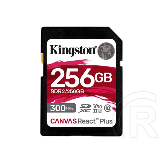 256 GB MicroSDXC Card Kingston Canvas React Plus (300 MB/s, Class 10, U3, V90)