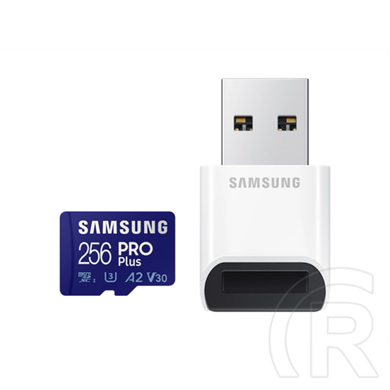 256 GB MicroSDXC Card Samsung Pro Plus (160 MB/s, Class 10, UHS-I U3, V30, A2)