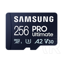 256 GB MicroSDXC Card Samsung Pro Ultimate (200 MB/s, Class 10, UHS-I U3, V30, A2) + 1 adapter