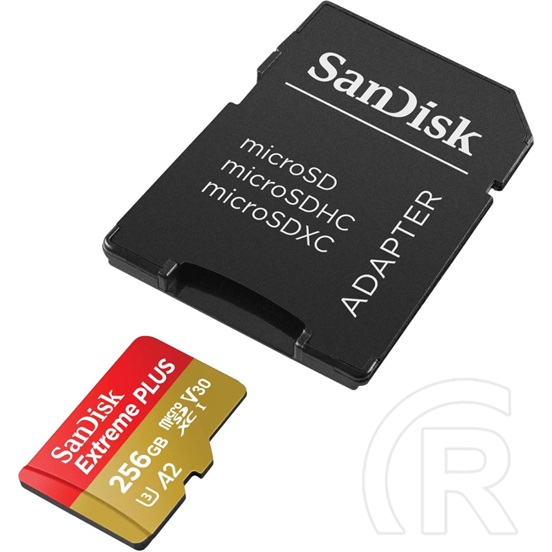 256 GB MicroSDXC Card SanDisk Extreme Plus (200 MB/s, Class 10, U3, V30, A2)