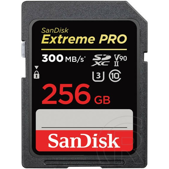 256 GB SDXC Card SanDisk Extreme Pro (300 MB/s, Class 10, U3, V90)