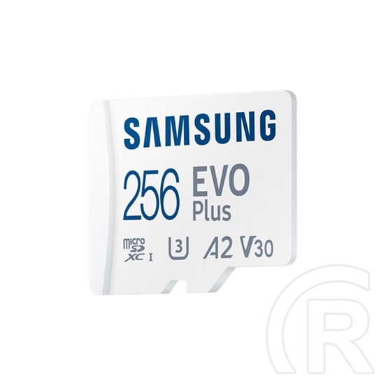 256 GB MicroSDXC Samsung EVO Plus memóriakártya (Class 10, UHS-1, SD adapter)