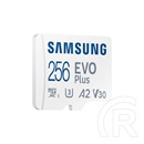 256 GB MicroSDXC Samsung EVO Plus memóriakártya (Class 10, UHS-1, SD adapter)