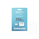 256 GB MicroSDXC Samsung EVO Plus memóriakártya (Class 10, UHS-1, SD adapter)