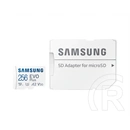 256 GB MicroSDXC Samsung EVO Plus memóriakártya (Class 10, UHS-1, SD adapter)