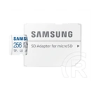 256 GB MicroSDXC Samsung EVO Plus memóriakártya (Class 10, UHS-1, SD adapter)