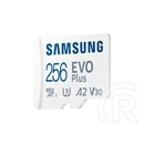 256 GB MicroSDXC Samsung EVO Plus memóriakártya (Class 10, UHS-1, SD adapter)