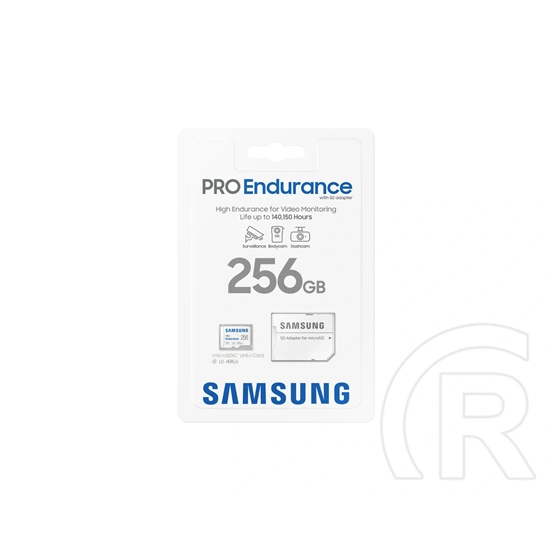256 GB MicroSDXC Samsung Pro Endurance memóriakártya (100 MB/s, Class 10, U3, V30)