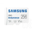 256 GB MicroSDXC Samsung Pro Endurance memóriakártya (100 MB/s, Class 10, U3, V30)