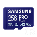 256 GB MicroSDXC Samsung Pro Plus memóriakártya (180 MB/s, Class 10, U3, V30, A2)
