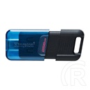 256 GB Pendrive USB-C 3.2 Gen 1 Kingston  DataTraveler 80 M kék-fekete
