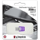 256 GB Pendrive USB 3.2 + Type-C Kingston DataTraveler microDuo 3C (lila)
