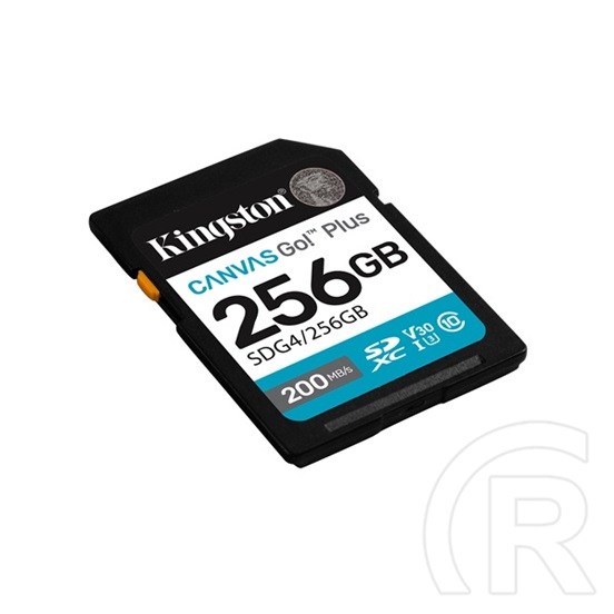 256 GB SDXC Kingston Canvas Go! Plus G4 memóriakártya (Class 10, UHS-I U3, V30)