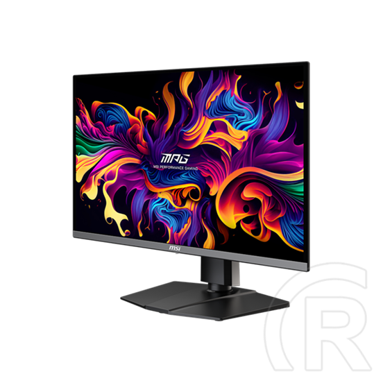 26,5" MSI MPG 272URX monitor (QD-OLED, 3840x2160 (UHD), 240Hz, DP+2xHDMI+USB-C, 2xUSB, fekete)