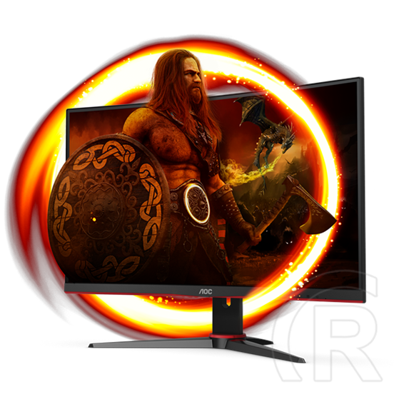 27" AOC C27G2E/BK LED Curved monitor