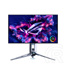 27" ASUS PG27AQWP-W ROG Swift monitor (OLED, 2560x1440, DP+HDMI+USB, 540Hz, HDR10, fekete)