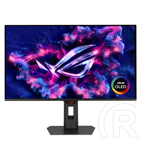27" ASUS ROG Strix XG27ACDMS monitor (OLED, 3840x2160, 280Hz, DP+HDMI, 2xUSB3.0, HDR, fekete)