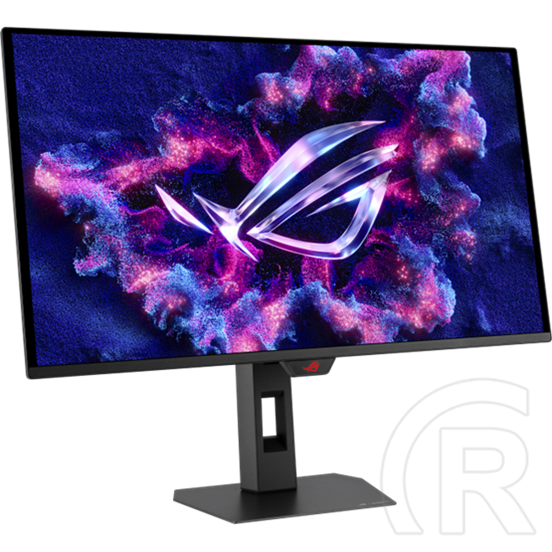 27" ASUS XG27AQDPG ROG Strix monitor (OLED, 2560x1440, 500Hz, DP+HDMI, HDR, USB, VESA 100x100 mm, állítható, fekete)