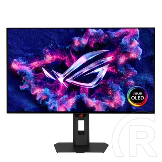 27" Asus ROG Strix XG27AQWMG monitor (OLED, 2560x1440, 280Hz, DP+HDMI, HDR10, fekete)