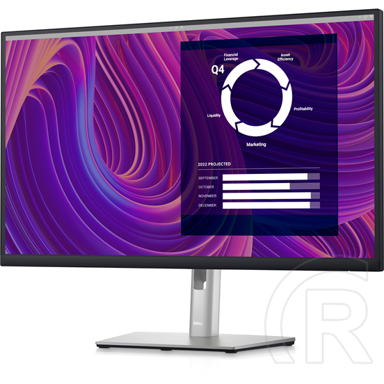 27" Dell P2723D monitor (IPS, 2560x1440, DP+HDMI+VGA)